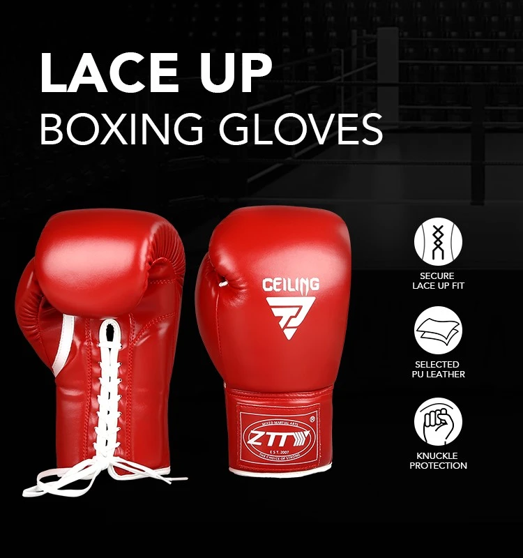 zhengtu lace up boxing gloves zhengtu lace up boxing gloves